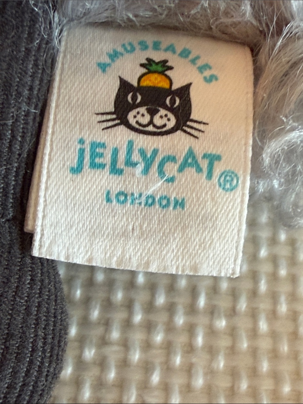 NEW Jellycat Amuseables Storm Cloud Bag Charm Plush Keychain Soft Toy Gift Grey - Picture 5 of 11